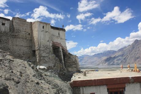 DAILY PHOTO: Looking out from Diskit Gompa