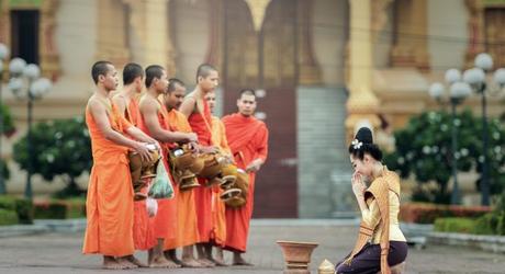 Asia travel deals: Alms-giving