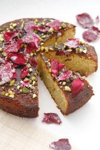 Ottolenghi Pistachio and Rosewater Semolina Cake