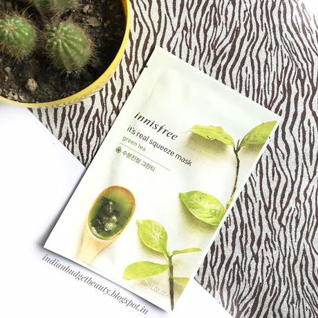 Innisfree It's Real Squeeze Mask - Green Tea | REVIEW Innisfree It's Real Squeeze Mask - Green Tea | REVIEW