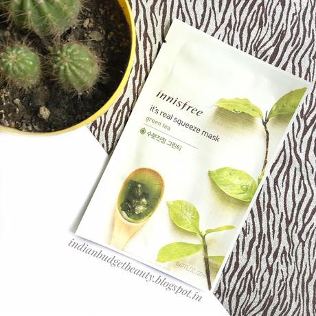 Innisfree It's Real Squeeze Mask - Green Tea | REVIEW Innisfree It's Real Squeeze Mask - Green Tea | REVIEW