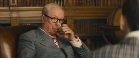 Kingsman: The Secret Service – Michael Caine’s Gray Windowpane Suit Kingsman: The Secret Service – Michael Caine’s Gray Windowpane Suit