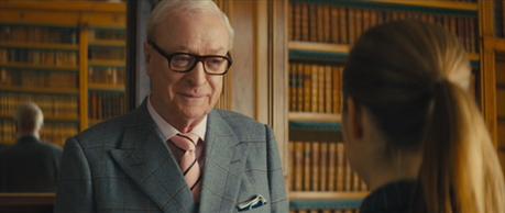 Kingsman: The Secret Service – Michael Caine’s Gray Windowpane Suit Kingsman: The Secret Service – Michael Caine’s Gray Windowpane Suit