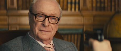 Kingsman: The Secret Service – Michael Caine’s Gray Windowpane Suit Kingsman: The Secret Service – Michael Caine’s Gray Windowpane Suit