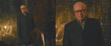 Kingsman: The Secret Service – Michael Caine’s Gray Windowpane Suit Kingsman: The Secret Service – Michael Caine’s Gray Windowpane Suit
