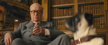 Kingsman: The Secret Service – Michael Caine’s Gray Windowpane Suit Kingsman: The Secret Service – Michael Caine’s Gray Windowpane Suit