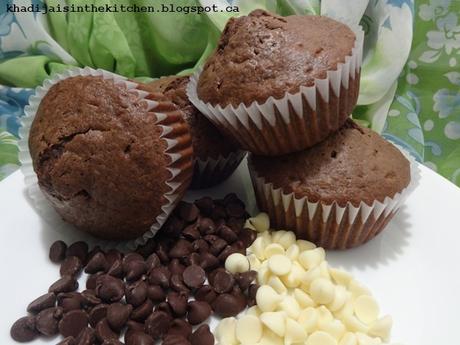 MUFFINS AU CHOCOLAT / CHOCOLATE MUFFINS / MUFFINS CON CHOCOLATE /مافن بالشوكولاتة