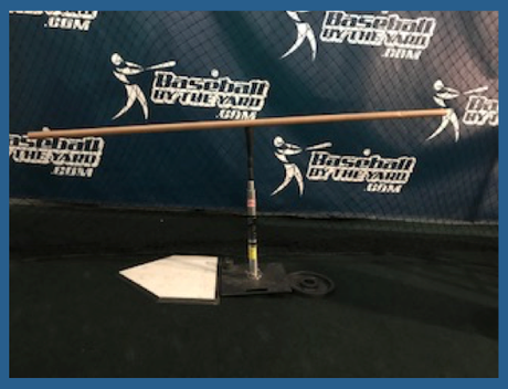 Tilting the tee for better hitting drills