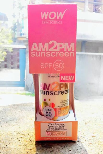 WOW AM 2 PM SUNSCREEN REVIEW