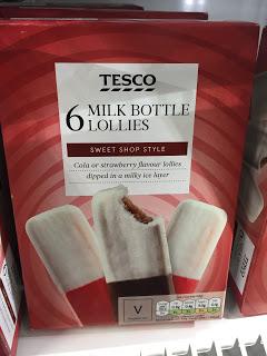 Tesco Milk Bottle Lollies