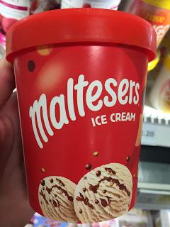 maltesers ice cream tub