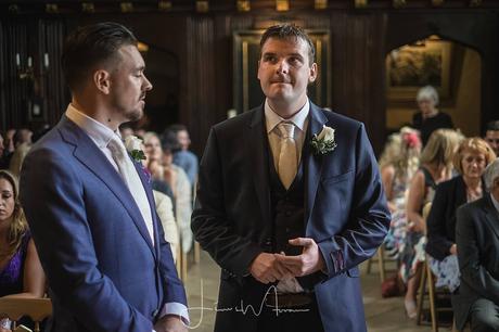 Nervous Looking Groom at Athelhampton House