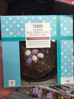 Tesco Easter Hot Chocolate Fudge Cake