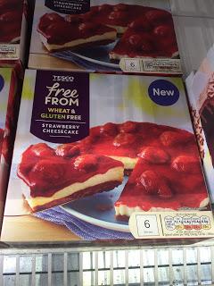 Tesco Free From Strawberry Cheesecake