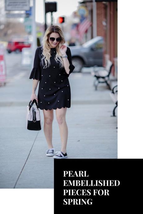 How to style pearl embellished pieces for spring. 