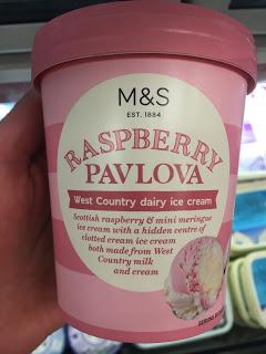 marks and spencer raspberry pavlova ice cream