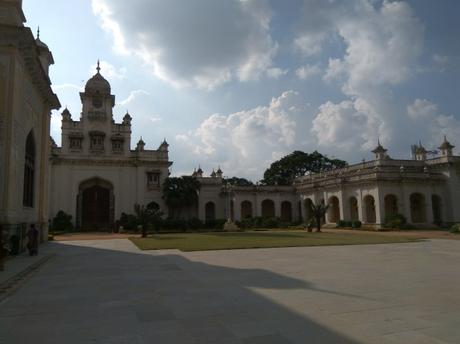 Another view of the Chowmahalla Palace in Hyderabad