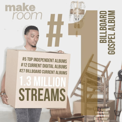 Jonathan McReynolds ‘Make Room’ #1 Billboard Gospel Album