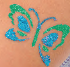 Stylish Fun with FabLab Glitter Tattoos & Nail Art