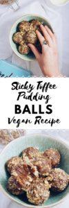 Sticky Toffee Pudding Balls _ #Raw #Vegan #Glutenfree #Recipe