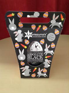 Montezuma's Absolute Black Easter Egg with Cocoa Nibs & Buttons