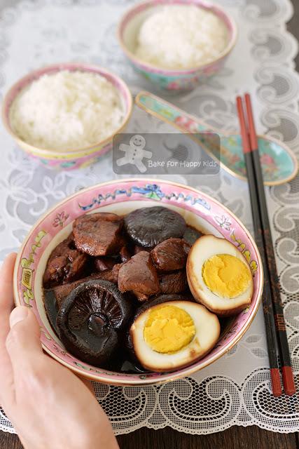 easy healthy Nyonya Chinese five-spice soy braised chicken eggs