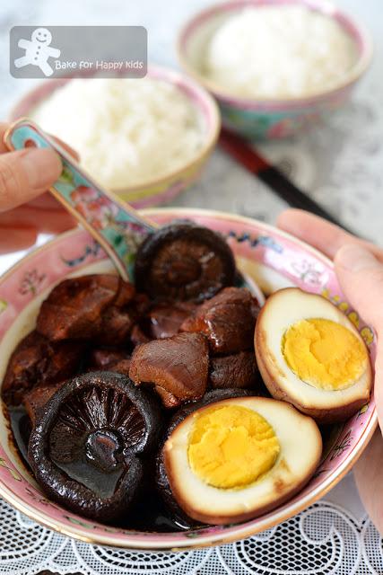 easy healthy Nyonya Chinese five-spice soy braised chicken eggs