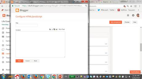 How to Add HTML/Javascript in Blogspot Blogger Step by Step
