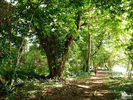 Hiking around Canigao Island