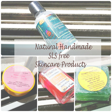 4 Natural Handmade, SLS free Skincare Products from Fuschia