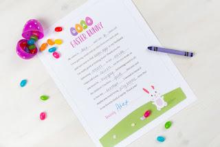 Image: Personal Creations | Easter bunny letter