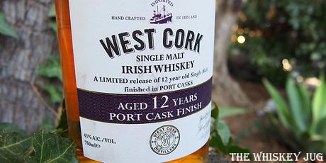 West Cork 12 Year Old Port Cask Label