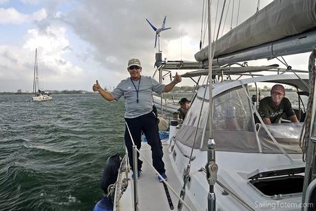 Panama Canal Advisor Roy on board Totem