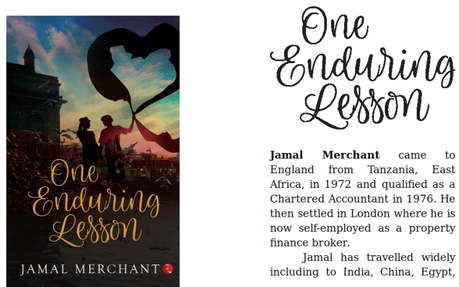 One Enduring Lesson by Jamal Merchant A Fascinating Love Story #BookReview