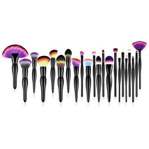 rainbow makeup brushes