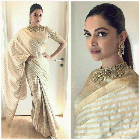 Deepika in saree