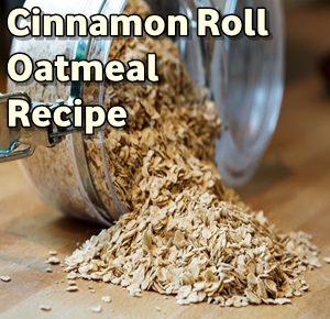 Cinnamon Roll Oatmeal Recipe