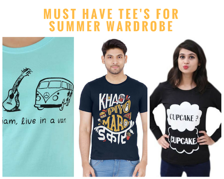 Must Have Tee's For Summer Wardrobe