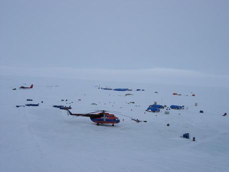 Work on the 2018 Barneo Ice Camp in the Arctic Begins