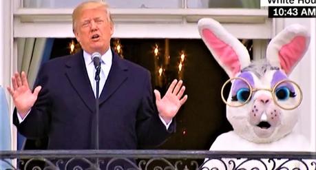 Image result for trump and easter bunny