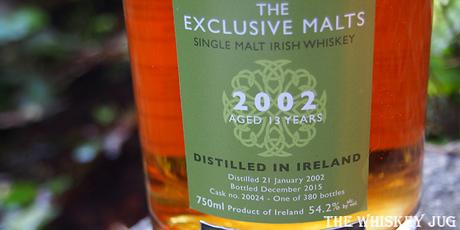 2002 Exclusive Malts Cooley 13 Years Label