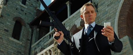 Daniel Craig as 007: Navy Striped Suit, Part 1 Daniel Craig as 007: Navy Striped Suit, Part 1