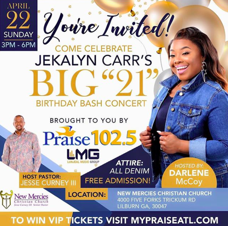 JeKalyn Carr 21st Birthday Bash In Atlanta April 22nd