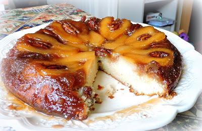Pear & Maple Upside-down Cake
