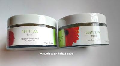 Organic Harvest Anti Tan Scrub & Mask Review