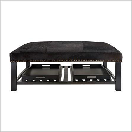 butler 48 square ottoman in brindle angus