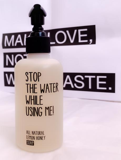 Make love, not waterwaste!