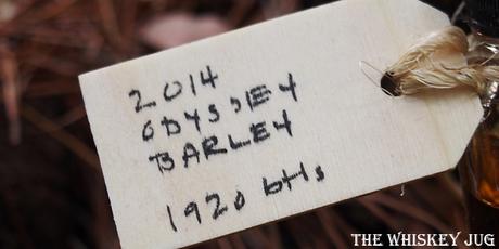 Cotswolds 2014 Odyssey Barley Single Malt label