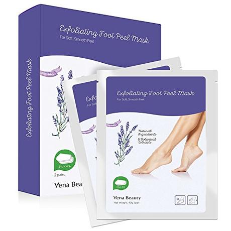 2 Pairs Foot Peel Mask Exfoliant for Soft Feet in 1-2 Weeks, Exfoliating Booties for Peeling Off Calluses & Dead Skin, For Men & Women Lavender by Bea Luz