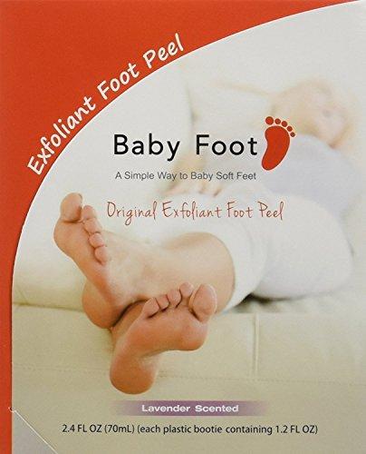 Baby Foot Exfoliant foot peel, Lavender Scented,2.4 fl oz.